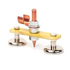 Электросварочная магнитная головка с заземляющей проволокой, мощный магнитный зажим, мощный сварочный магнит, присоска с заземлением