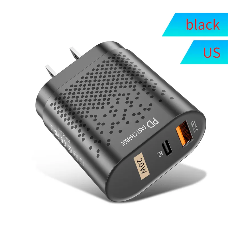 Зарядное устройство PD 20 Вт USB Type C для iPhone 12 Pro Max Mini быстрая зарядка 3 0 QC стандартная