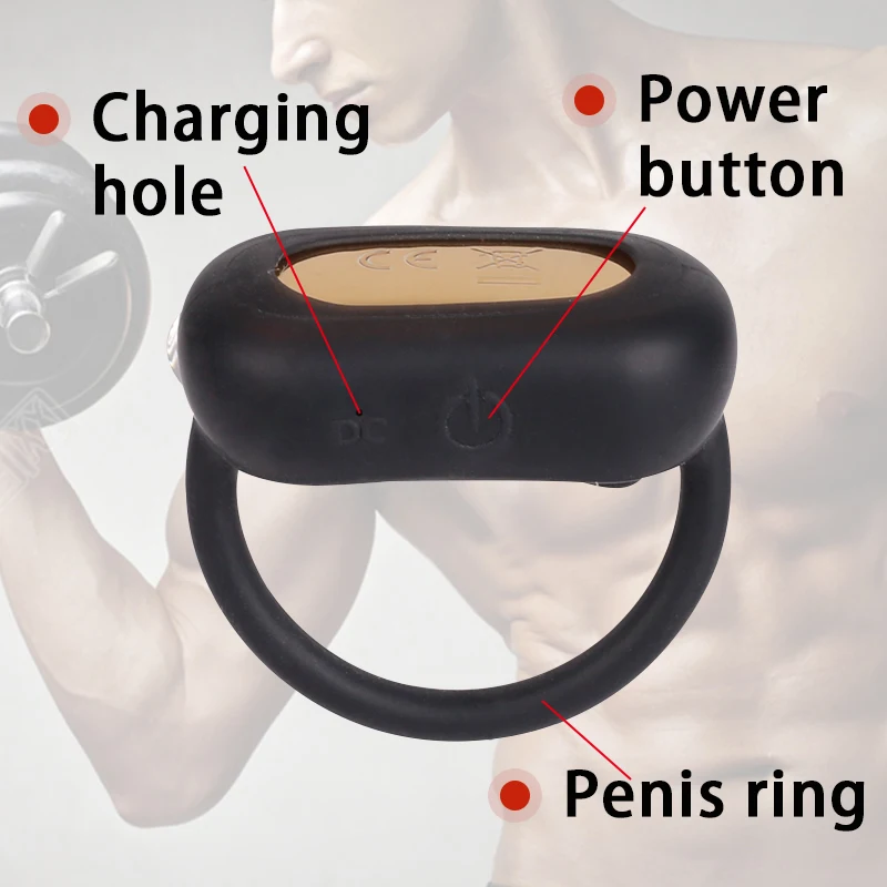 Кольцо для пениса Omysky с задержкой эякуляции вибратор электрошоковая терапия