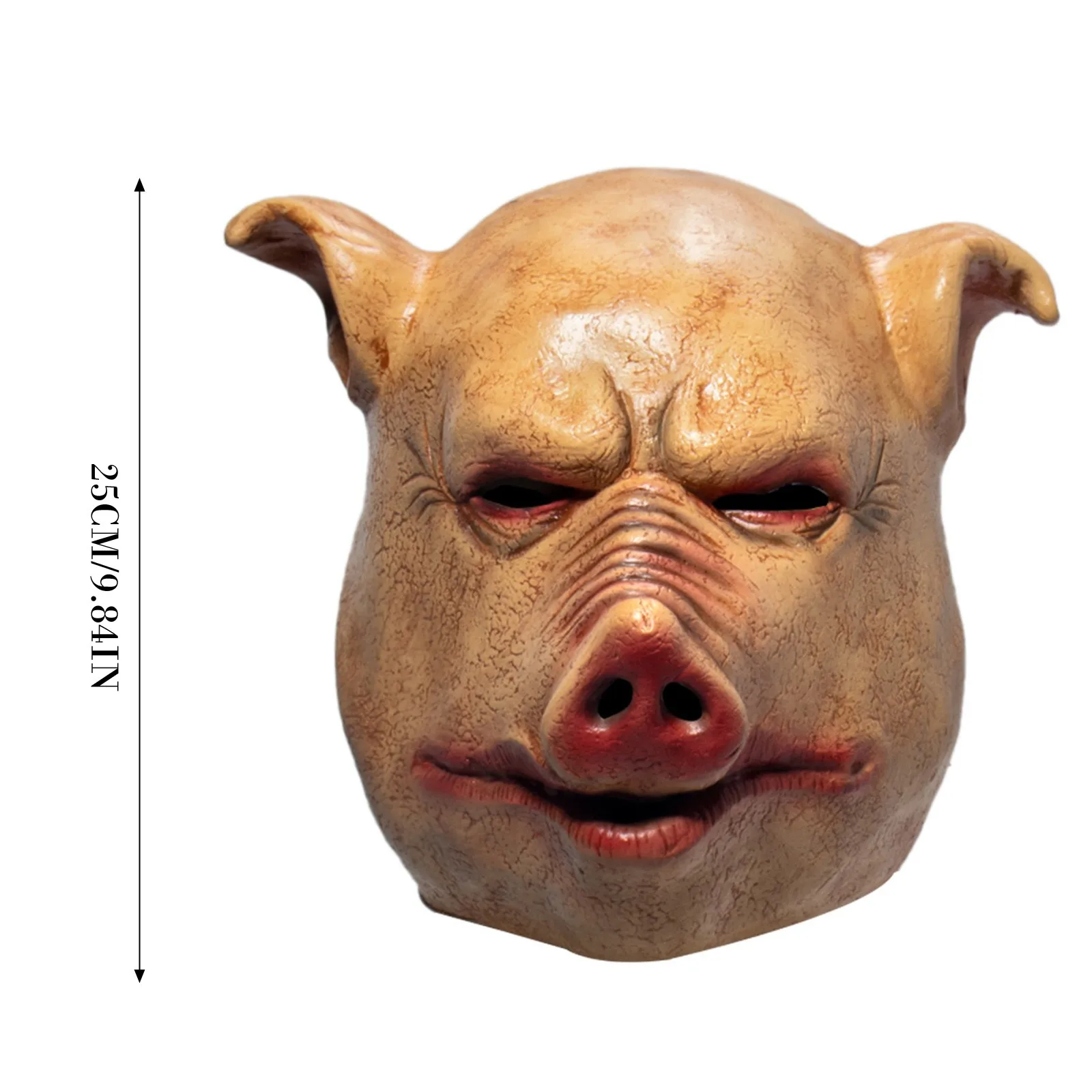 Halloween Scary Masks Novelty Pig Head Horror With Hair Caveira Cosplay Costume Realistic Latex Festival Supplies Mask | Дом и сад