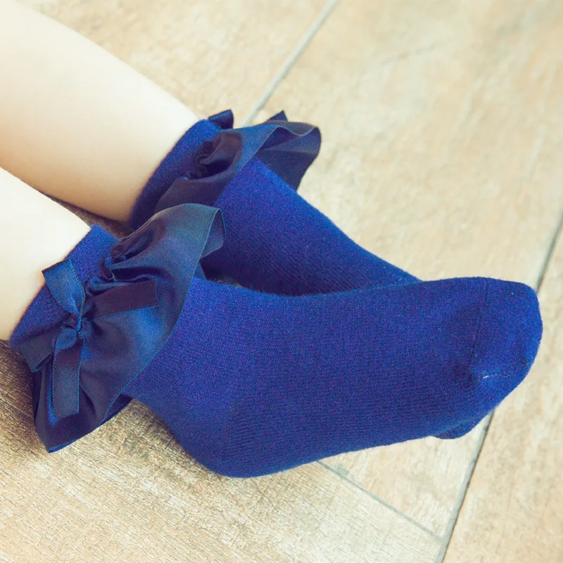 Однотонные хлопковые короткие носки для маленьких девочек 10 цветов|Носки| |