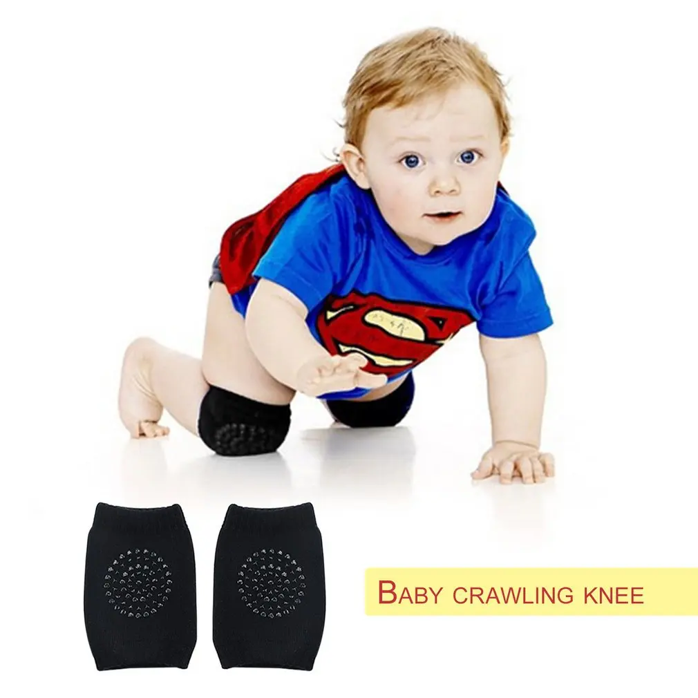 

1 Pair Toddler Child Kneepad Protector Soft Thicken Terry Non-Slip Dispensing Safety Crawling Baby Leg Warmers Well Knee Pads