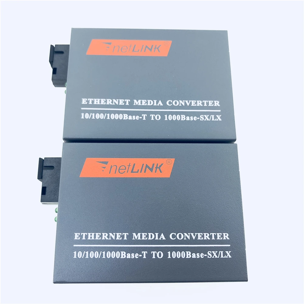 5 Pair HTB-GS-03 A/B Gigabit Single Mode Fiber Optical Media Converter 10/100/1000Mbps SC Port 3KM External Power Supply