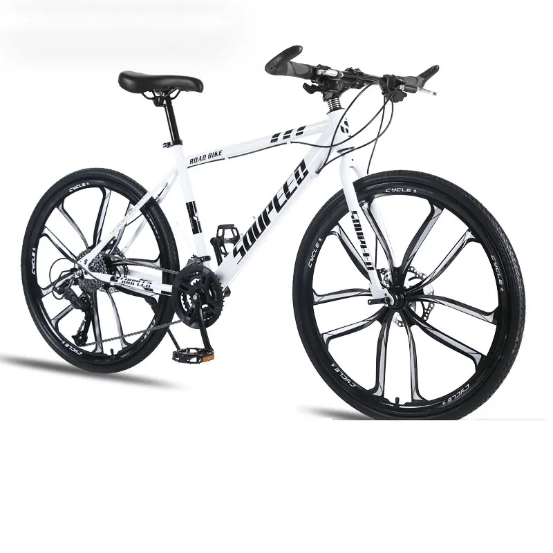 

Mountain Bike Bicycle Adult Men and Women Speed Double Disc Brakes Shock Ultra Light Student Off Road Ten Knife Wheel