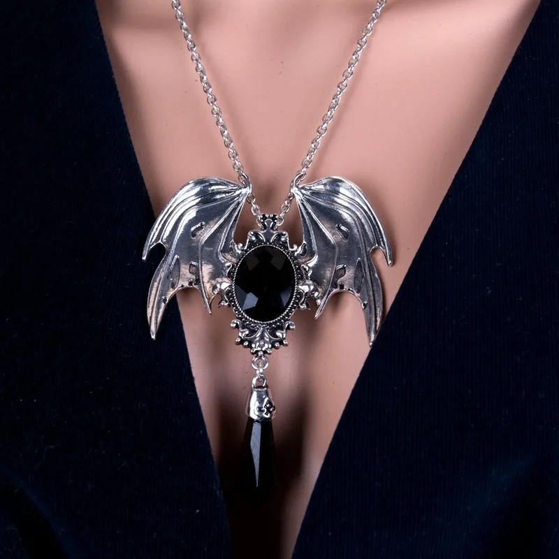 Женское ожерелье с подвеской летучая мышь|Подвески| |