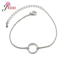 new arrivals link chain bracelets for women 925 sterling silver bracelets with round circle charms wedding anniversary gifts