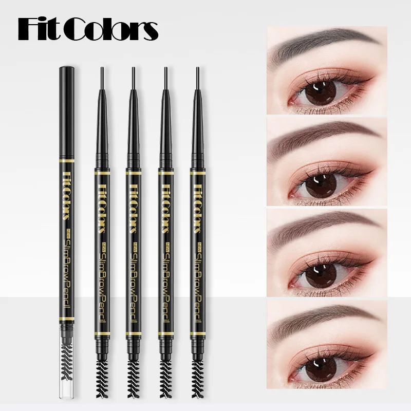 

1.5 mm Very Fine Double Rotating Details Eyebrow Pencil Waterproof Long Lasting 4 Color Eye Brow Pen Makeup каѬанда для бѬовей