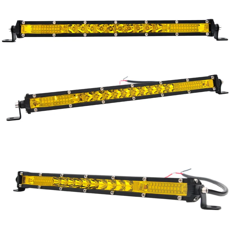 Сверхтонкий светодиодный рабочий светильник 10 дюймов 12 в 24 В Светодиодная панель