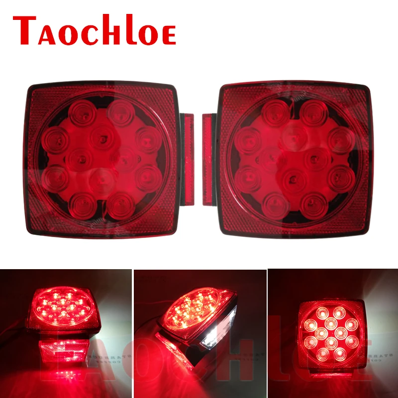 

2 шт., задние светодиодные фонари 12 В