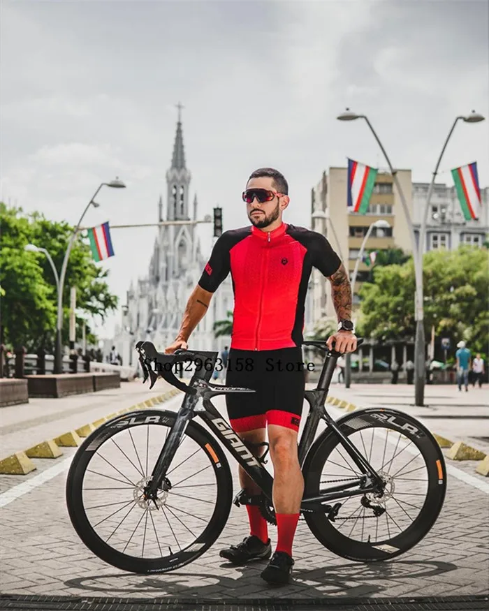 Pro командный триатлонный костюм мужские велосипедные Джерси наборы Skinsuit комбинезон Велосипедное трико Ropa ciclismo комплект гелевая накладка - Цвет: as picture20
