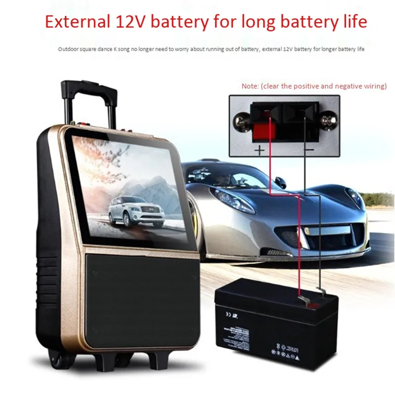 Портативный видеоплеер для караоке с Bluetooth и поддержкой Wi-Fi | Электроника