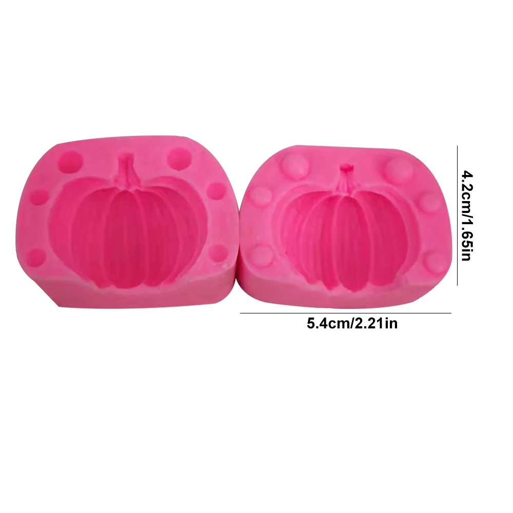 

Halloween 3D Pumpkin Silicone DIY Mold Pumpkin Shape Candle Mould Aromatherapy Household Silicone Mold