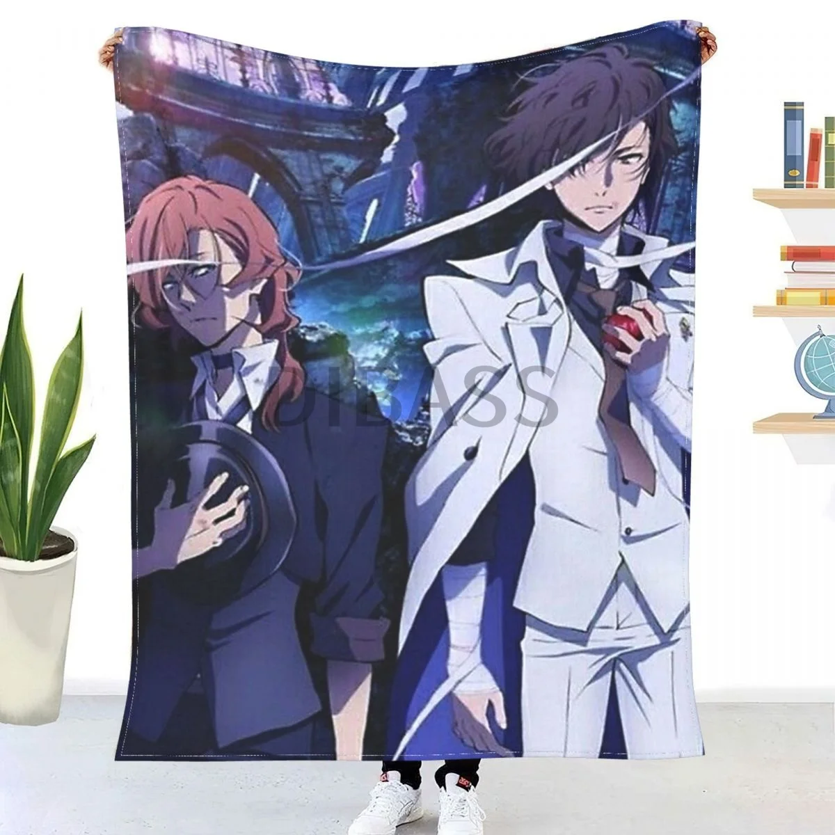 

Soukoku #2 Throw Blanket 3D Printed Flannel Throw Blankets