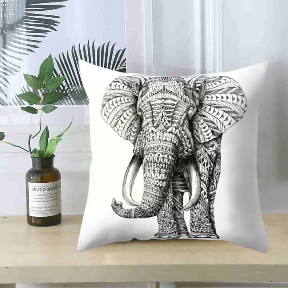 

Cute animal pattern cushion pillow home sofa car bedding decoration decorative pillow cartoon elephant Z3L7