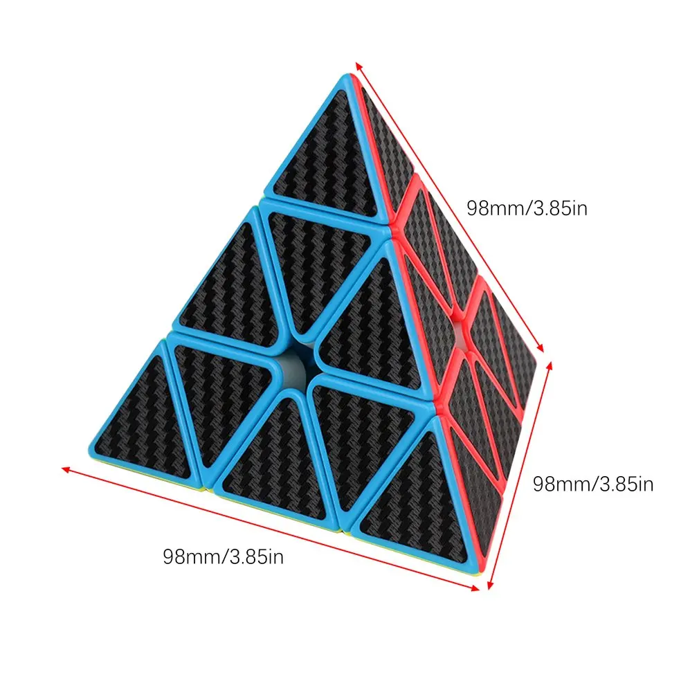

Magic Cube Pyramid Multi-Order Magic Cube Carbon Fiber Sticker Series Magic Cube Children'S Educational Toys
