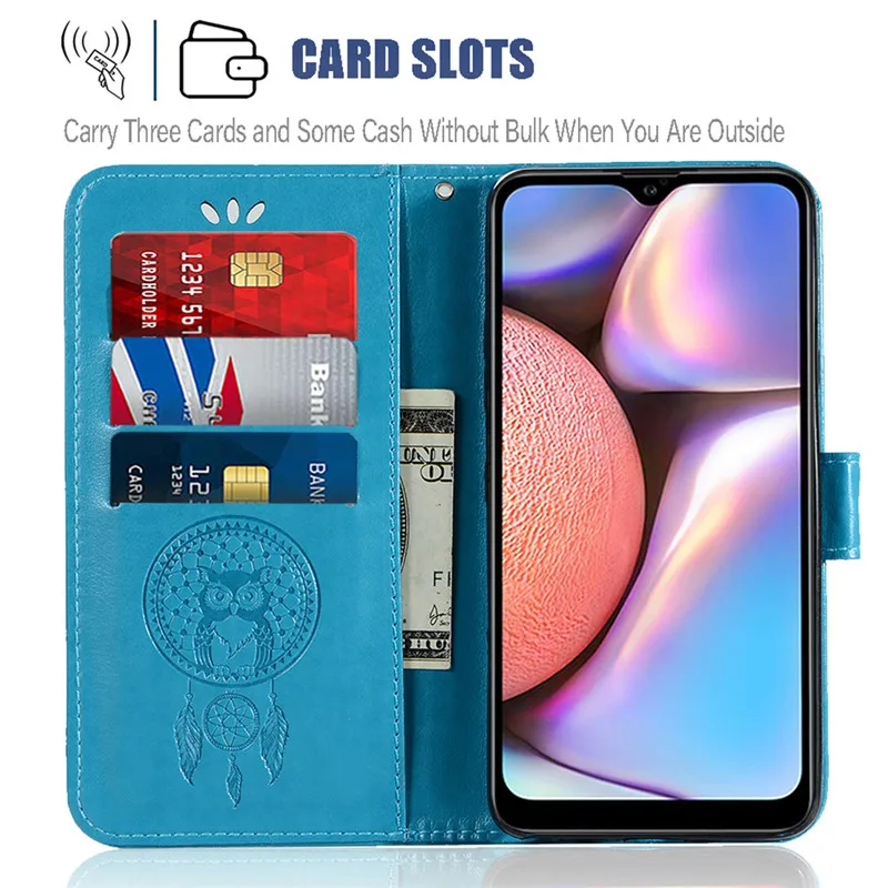 Флип-кейс для samsung A10S чехол, Роскошный футляр PU кожаный чехол для телефона samsung Galaxy A10S A 10S SM-A107F A107 A107F