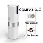 Портативная электрическая кофемашина Kcup из нержавеющей стали, многофункциональные капсулы для кофе, машина для Nespresso, 12 В постоянного тока