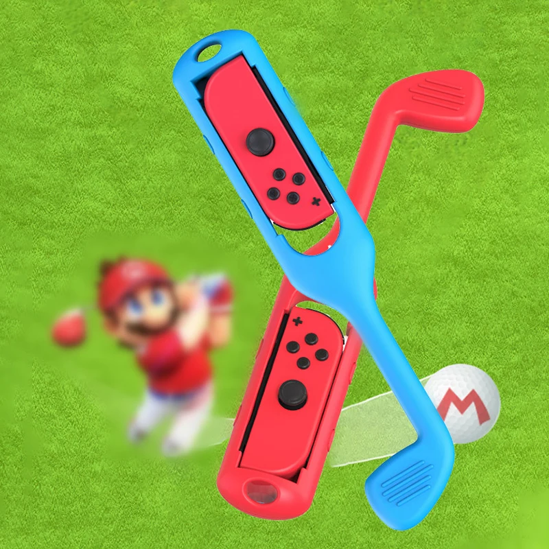 

Controller Hand Grips JoyCon Case Golf Clubs Mario For Super Rush For Nintendo Switch Handle NS N-Switch Console Accessories