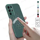 Квадратный Силиконовый противоударный чехол карамельных цветов для Samsung S21FE S21 S20 Ultra S20FE 5G S10 Note 10 Plus, Мягкий защитный чехол для объектива