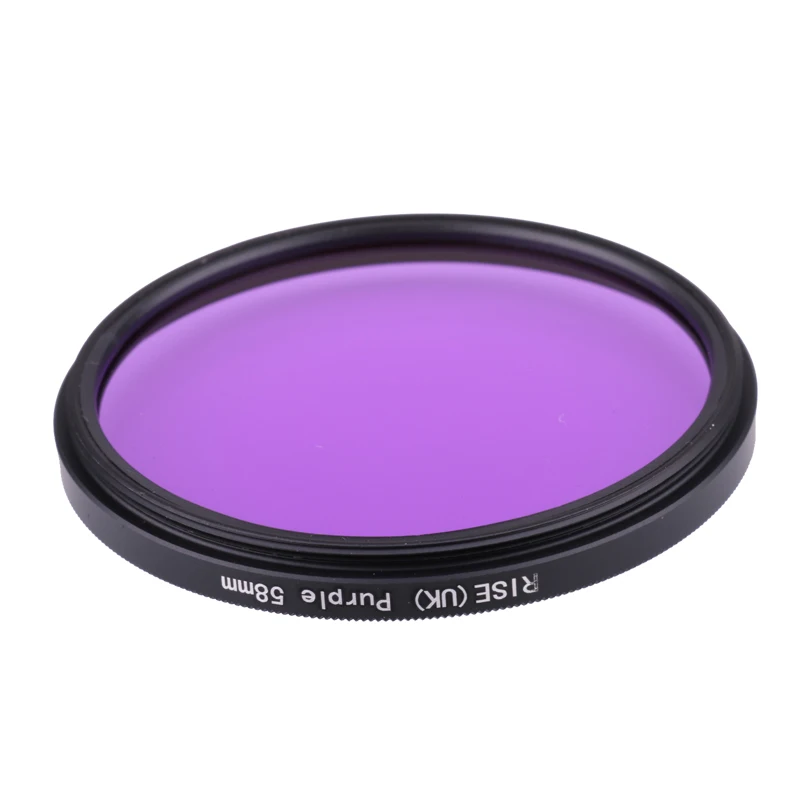 Камера фильтр 58 мм полный фиолетовый цвет объектив для фотоаппарата nikon D3100 D3200 D5100