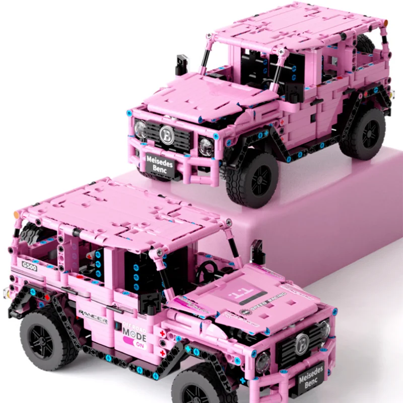 

Puxida Pink Suv T2003 Assembling Building Blocks 939 Particles Difficult To Assemble Car Model Toys For Children Birthday Gifts