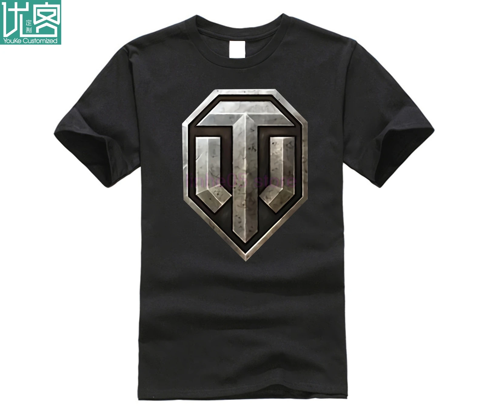 Новый дизайн футболки с изображением мирового мира Wot коротким рукавом для