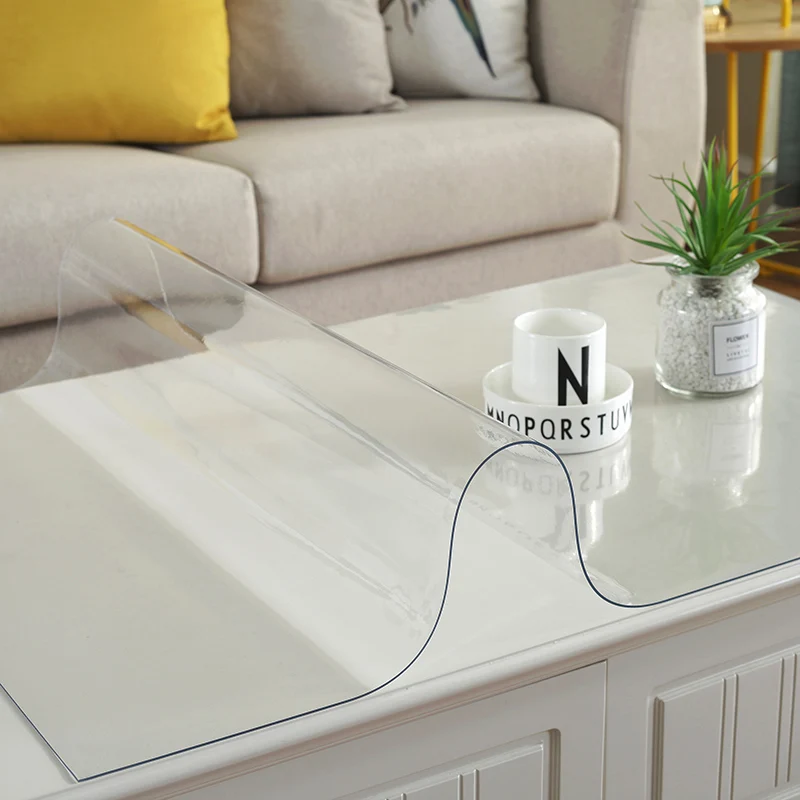 Скатерть из мягкого стекла и ПВХ водонепроницаемая толщиной 1 мм/2021 мм/2 мм/3 мм