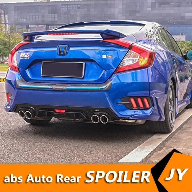 Для HONDA CIVIC ABS задний бампер диффузор защитные бамперы для 2016-2018 Body kit спойлер |