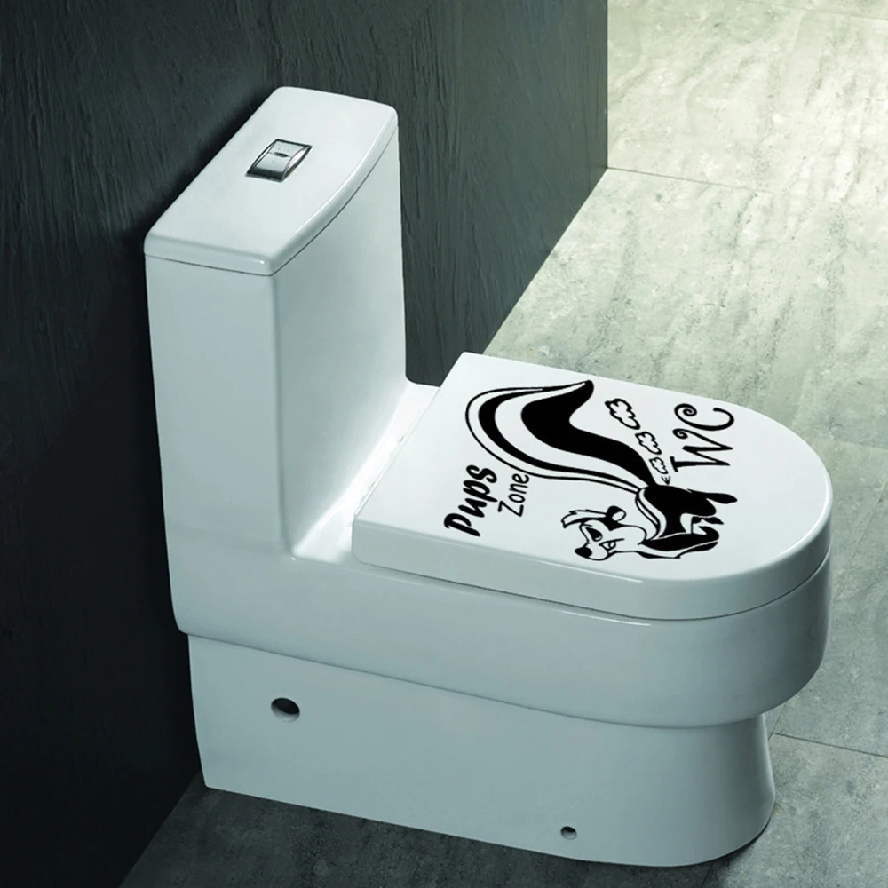 Креативные водостойкие забавные наклейки на унитаз постер знак общественного