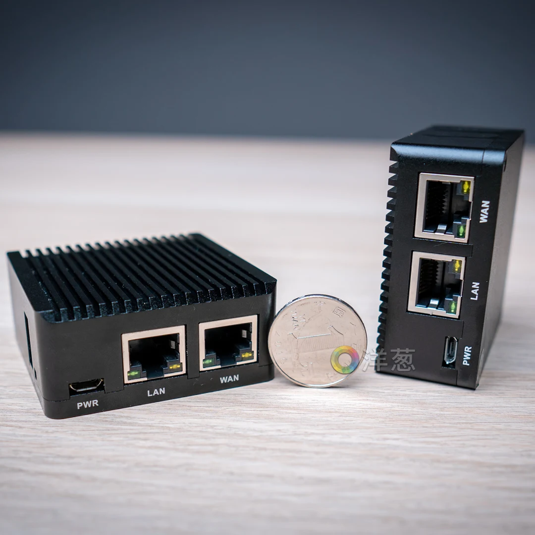 Маршрутизатор Nanopi R2S R4S Dual Gigabit Metal Shell OpenWrt LEDE макетная плата мягкая маршрутизация |