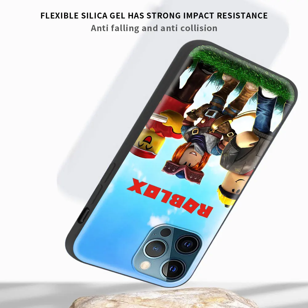 hot robloxes game phone case for iphone 8 7 11 12 pro max x xs xr xs max se 2020 12 mini plus back silicone coque capa free global shipping