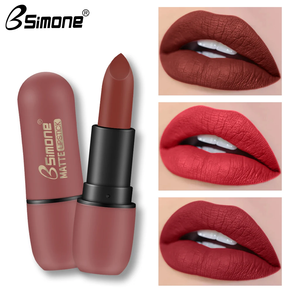 Стойкая бархатная губная помада легко надевается долговечная водостойкая