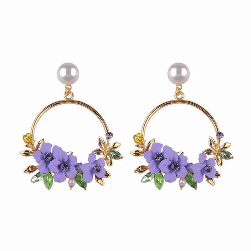 Трендовые женские серьги DiLiCa аксессуары для женщин висячие серьги-подвески |