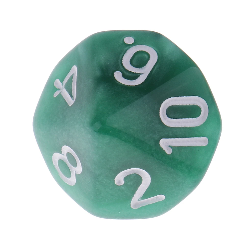 

50 шт. 10D кубики для игры в Настольный футбол DND РПГ MTG-5 цветов
