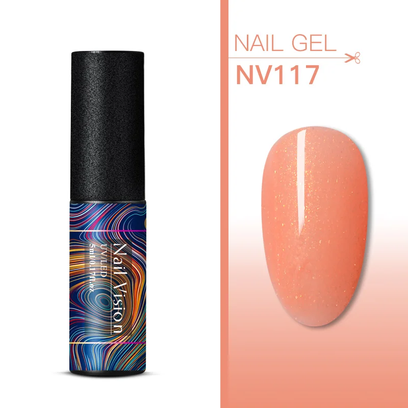 Nail Vision 5 мл УФ-набор гель-лаков для ногтей блестки замачиваются долговечный Гель-лак для ногтей маникюрный лак - Цвет: S06712
