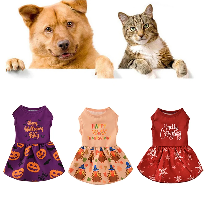 

Princess Style Princess Dress Pet Supplies Printed Dress Dog Dress Pet Dress Cute Pet Printing Dress Fashion Pet Supplies