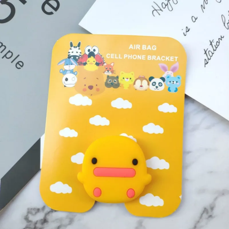 

Silicone cartoon mobile phone powder pig ring buckle mobile phone jewelry decorative sheet