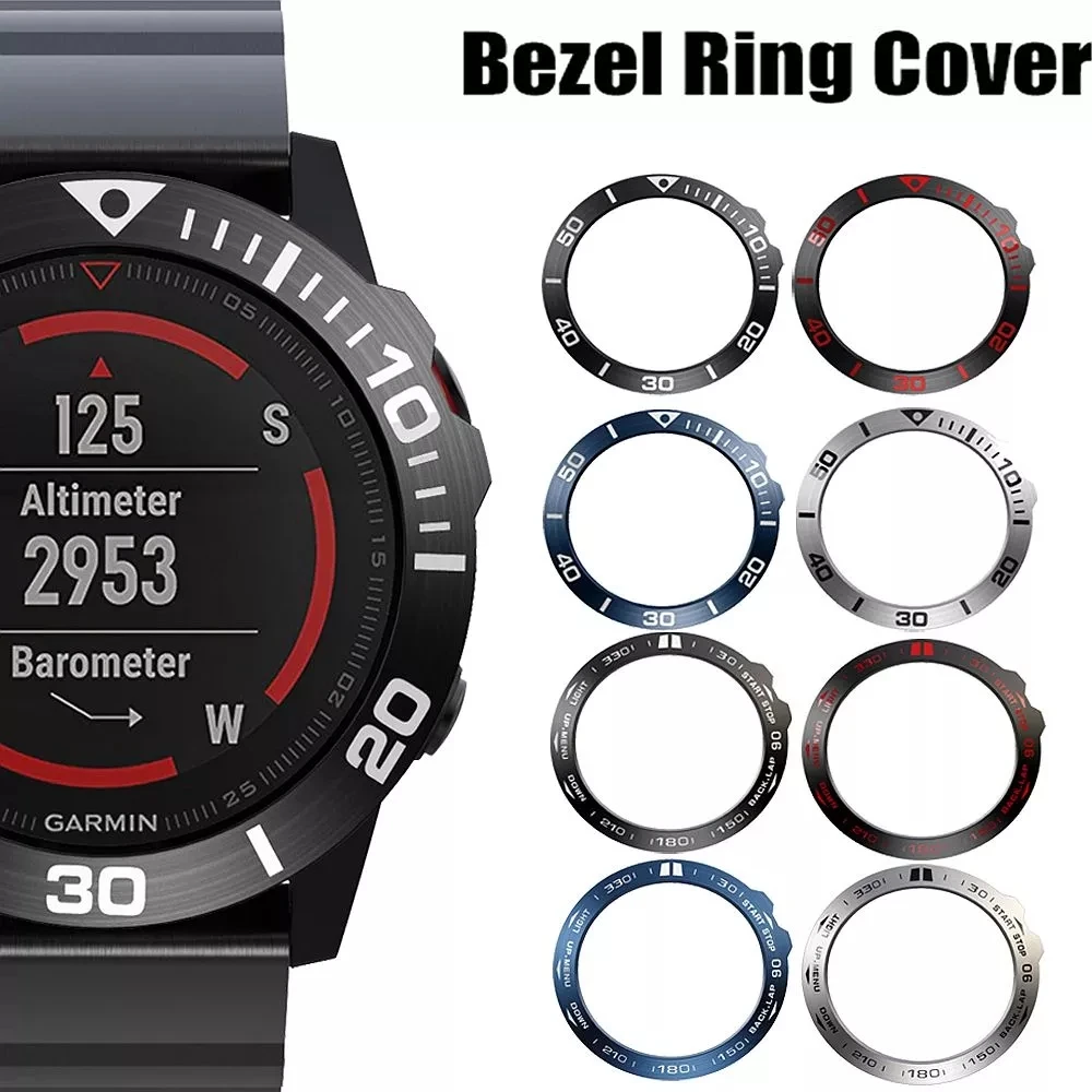 Ободок кольцо для укладки волос рамка чехол смарт-часов Garmin Fenix 5x 5xPlus 3 3HR
