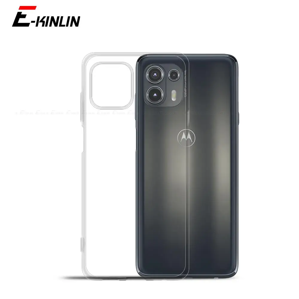 Ультратонкий Прозрачный мягкий защитный чехол из ТПУ для Motorola Moto Edge S 20 Lite Fusion Pro