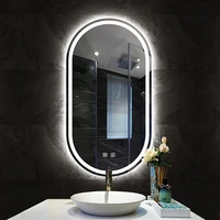 50x90cm smart bathroom mirror with three color light beauty makeup led wall mounted vanity full body mirror salle de bain