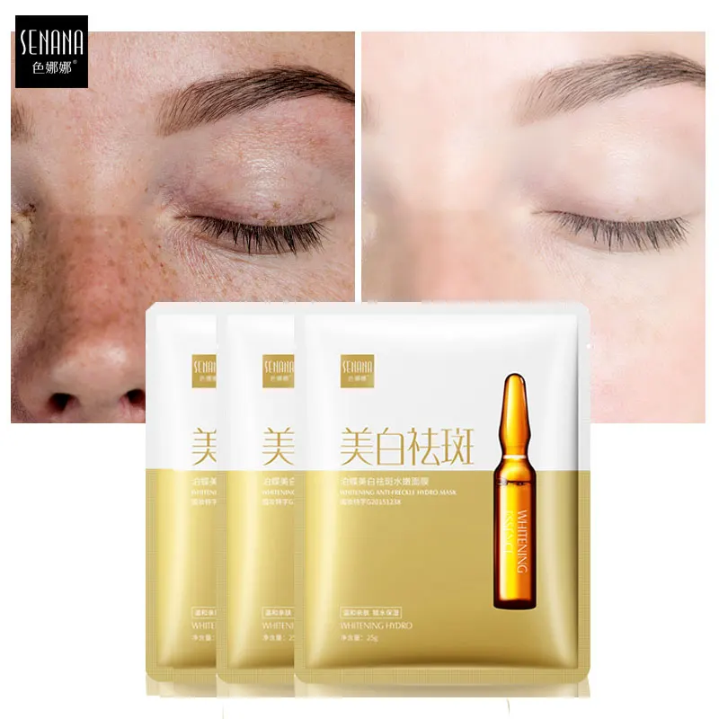Отбеливающая Маска SENANA для лица удаление веснушек отбеливание глубокое