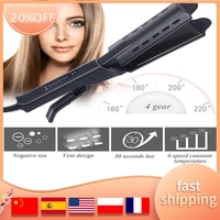 hair straightener fast heating professional salon flat irontravel hair straightening iron smooth glide for all hair types
