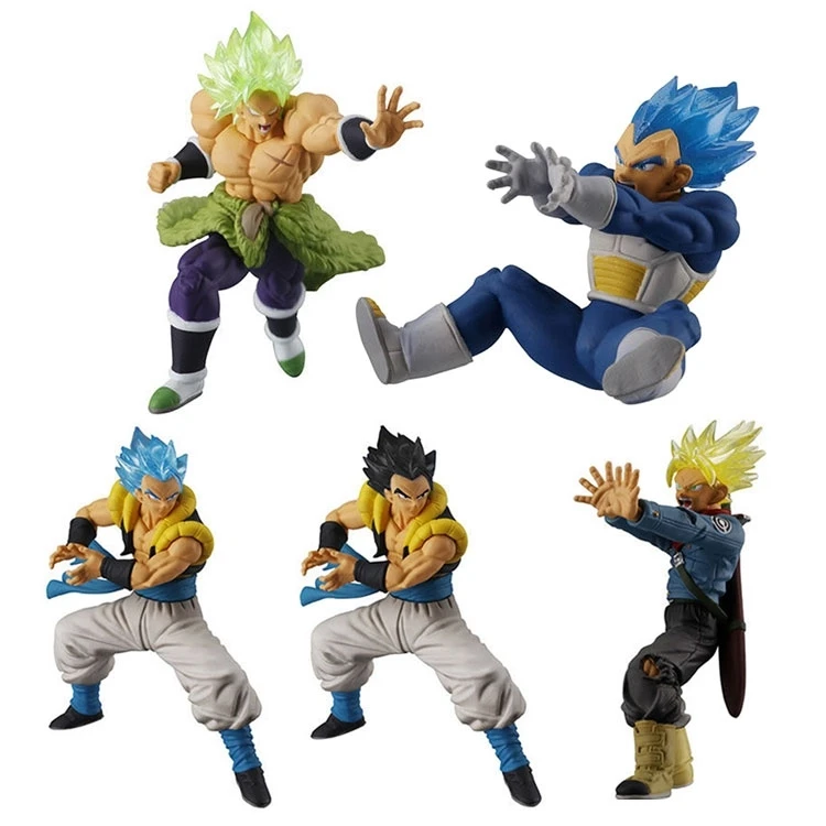 Dragon ball Super VS Battle figure Gashapon Goku Broly Gogeta Vegeta мужские шорты ПВХ модель фигурки куклы