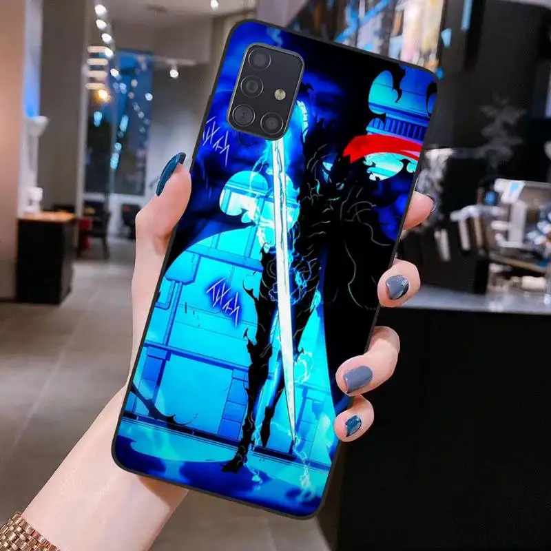 

Anime solo leveling Phone Case for Samsung S20 plus Ultra S6 S7 edge S8 S9 plus S10 5G lite 2020