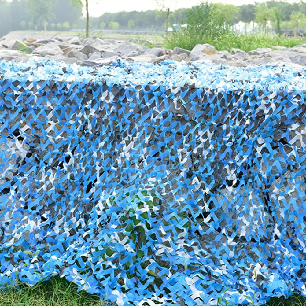 

3-layered 2mx2m /2mx3m/4mx6m Hunting Military Camouflage Woodland Army Camo Netting Camping Sun ShelterTent Shade Sun Shelter