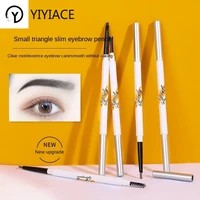 yiyiace eyebrow pencil ultra fine triangle precise brow definer long lasting waterproof blonde brown eye brow makeup 5 colors