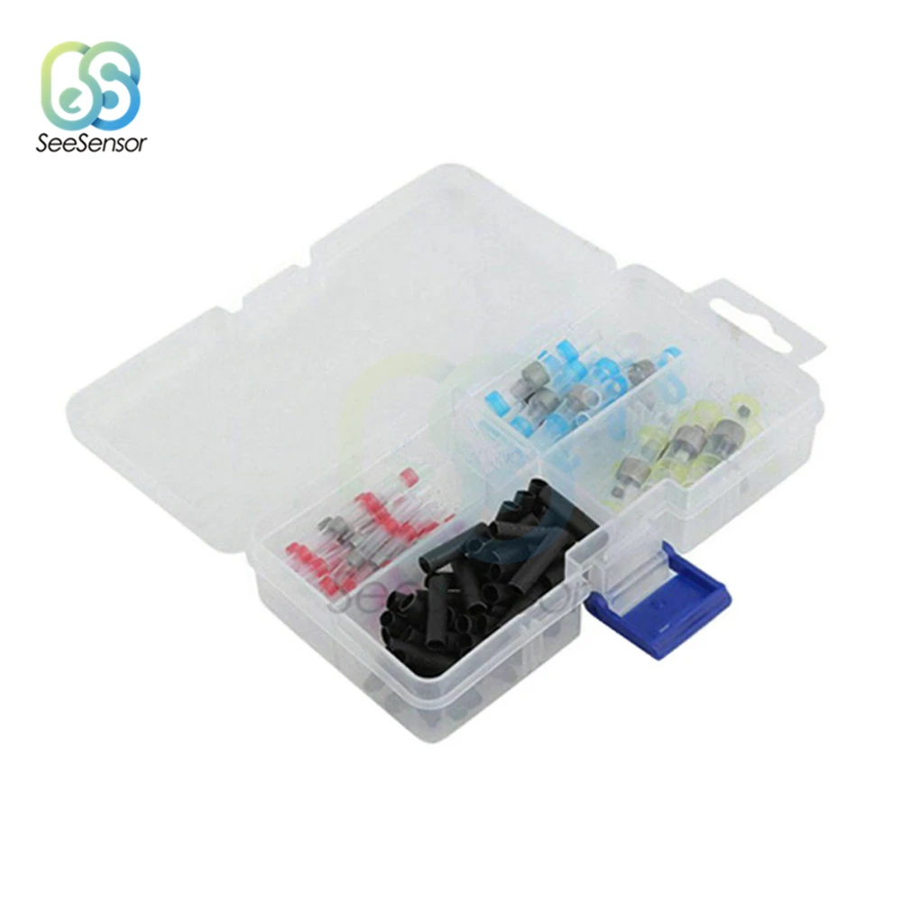 100 шт. водонепроницаемый термоусадочный соединитель для припоя | Обустройство