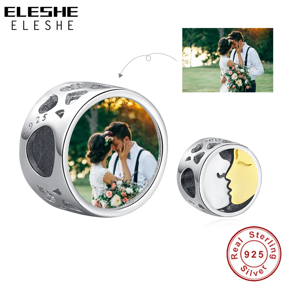 2020 новый стиль Стерлинговое Серебро 925 парные целующиеся бусины под заказ фото