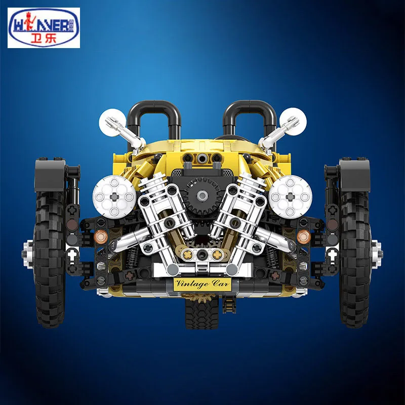 838 шт Technic/электронные блоки моделирование трехколесный симулятор автомобиля