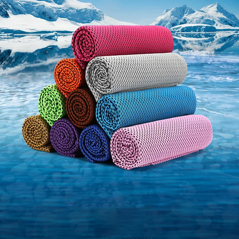 

1Pc Microfiber Sport Towel Quick-Dry Beach Rapid Cooling Ice Face Towels Summer Enduring Instant Chill Towels For Fitness Yoga